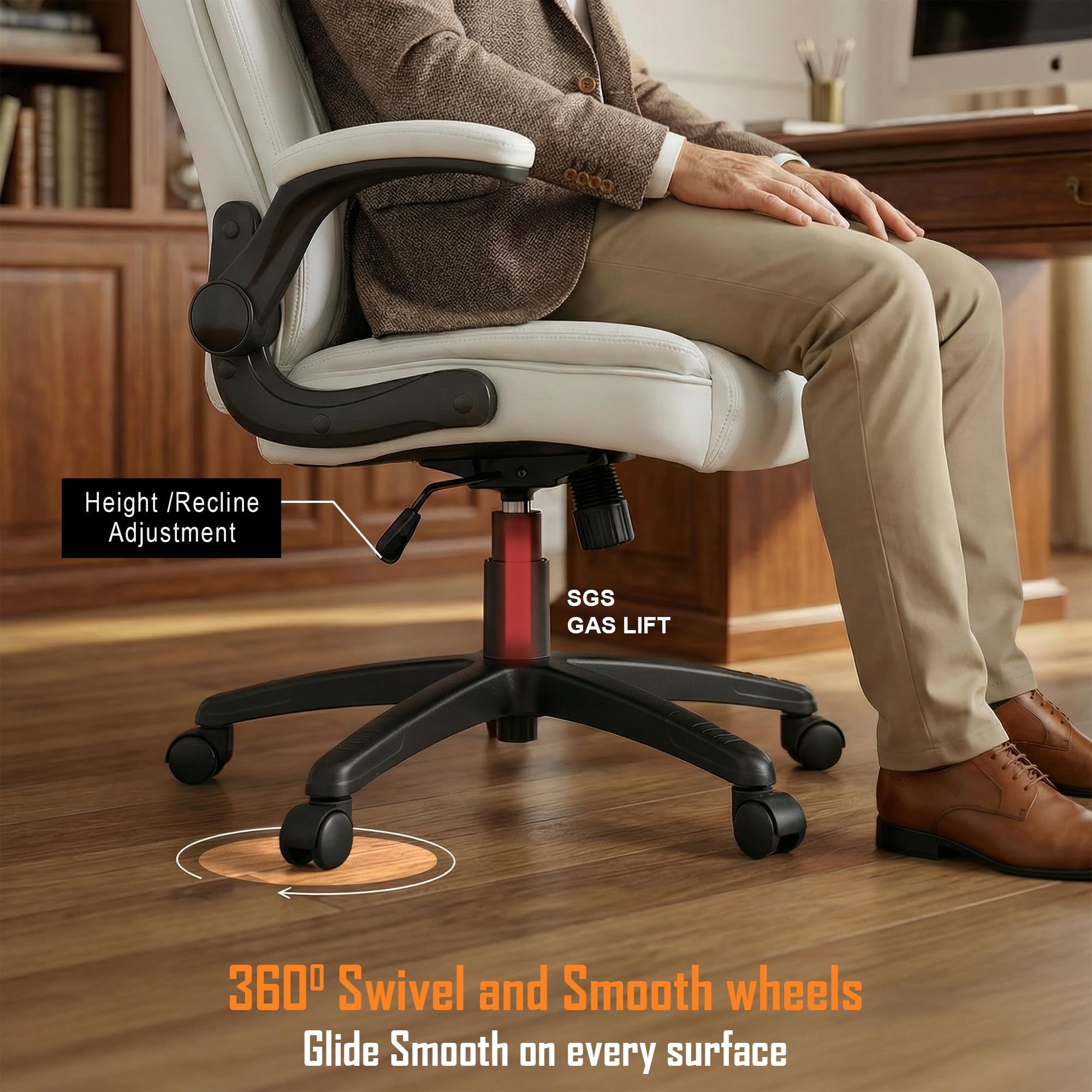 Drogo Dominus Ergonomic Leather Office Chair