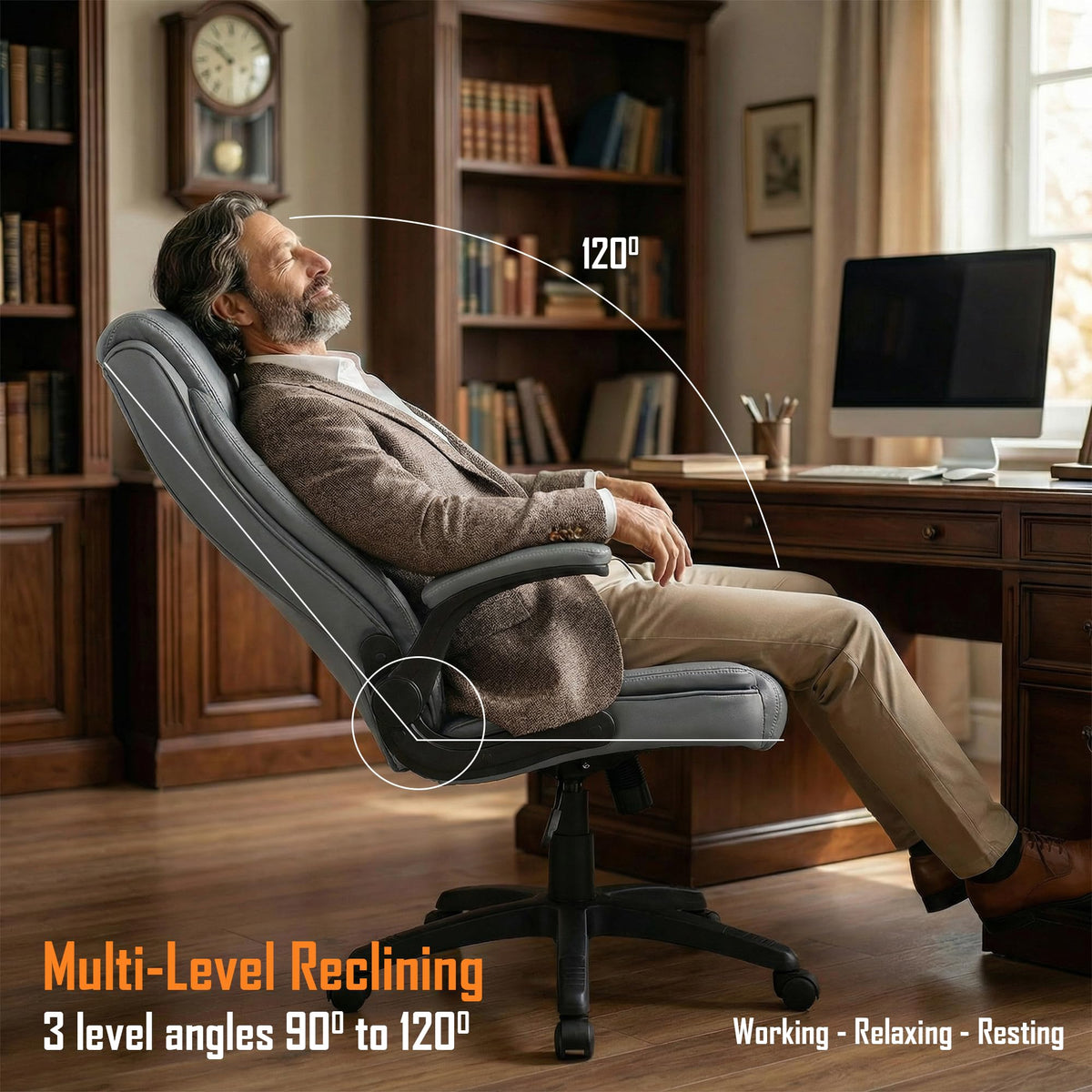 Drogo Dominus Ergonomic Leather Office Chair