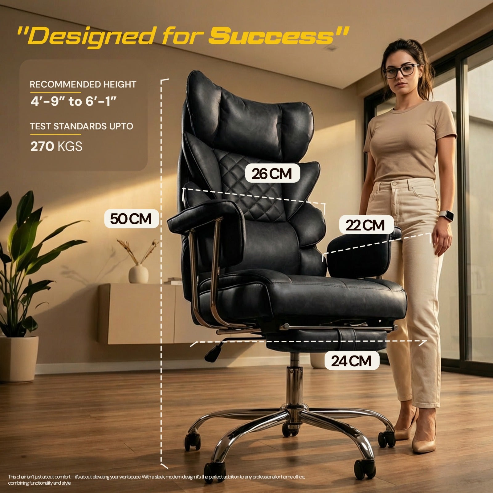 Drogo Monarch X Executive Massage Office Chair with Heat Therapy
