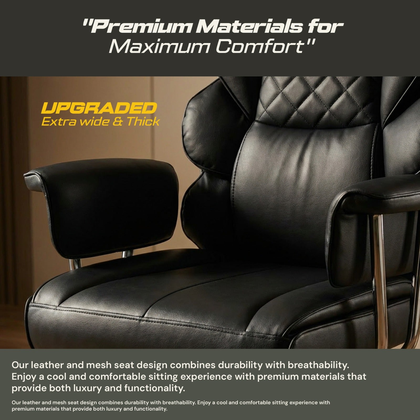 Drogo Monarch X Executive Massage Office Chair with Heat Therapy
