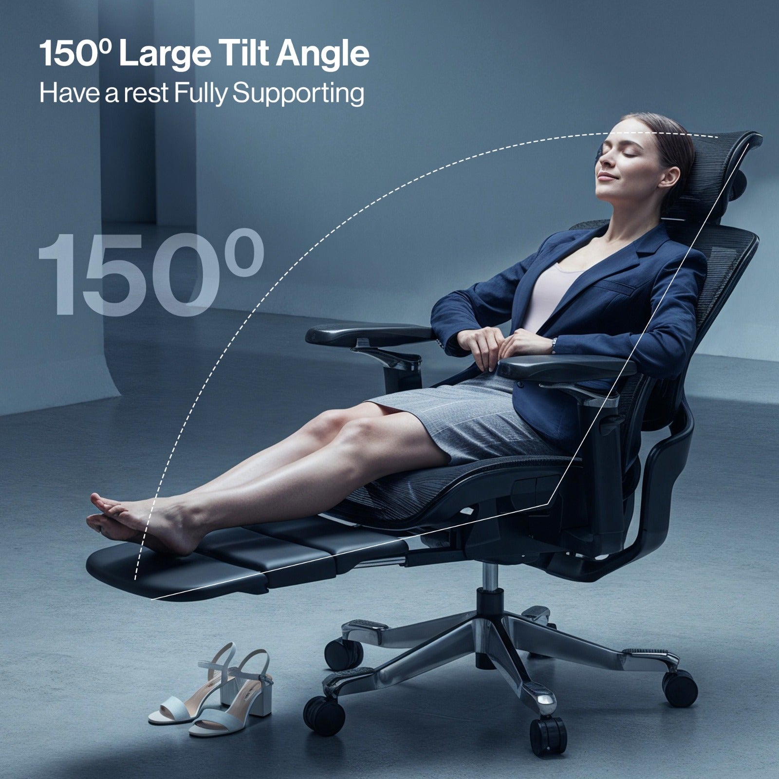 Drogo Flow 360 Ergonomic Office Chair With Patented Flow Technology & Cable Mechanism