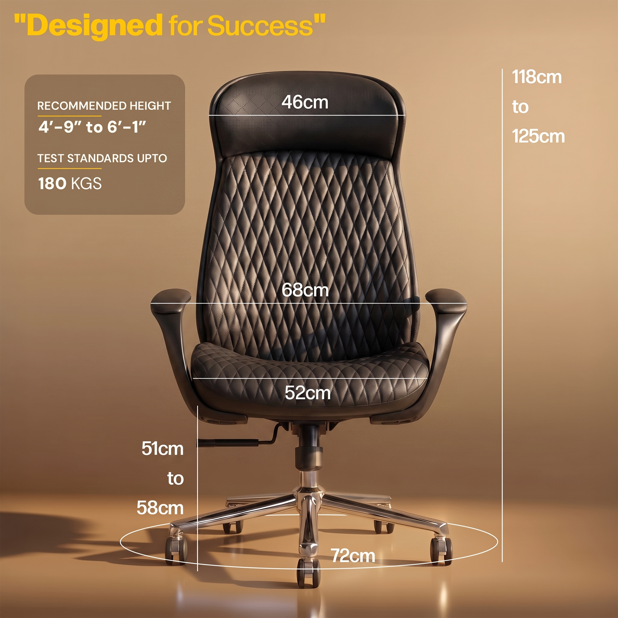 Drogo Levente Premium Ergonomic Office Chair for Work