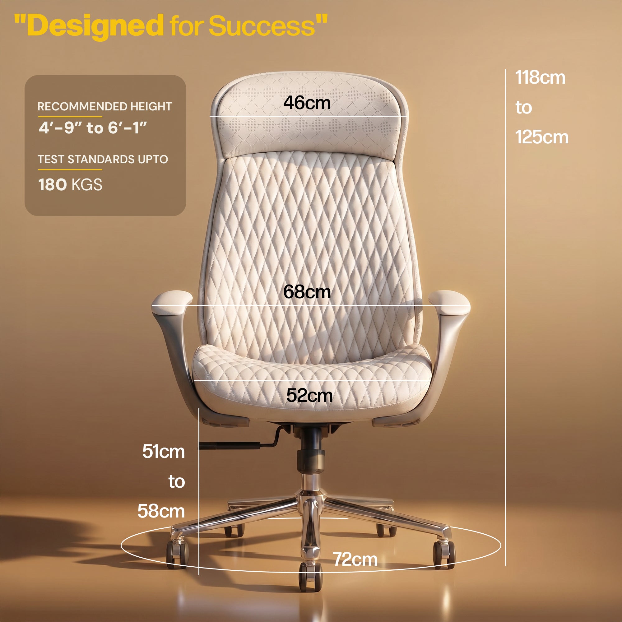 Drogo Levente Premium Ergonomic Office Chair for Work
