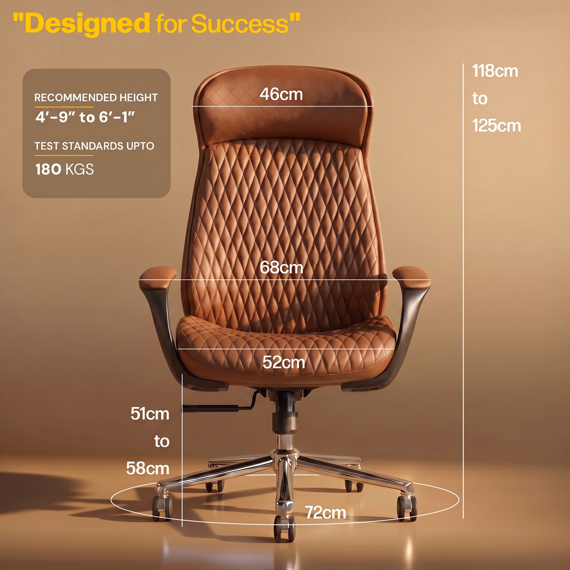 Drogo Levente Premium Ergonomic Office Chair for Work