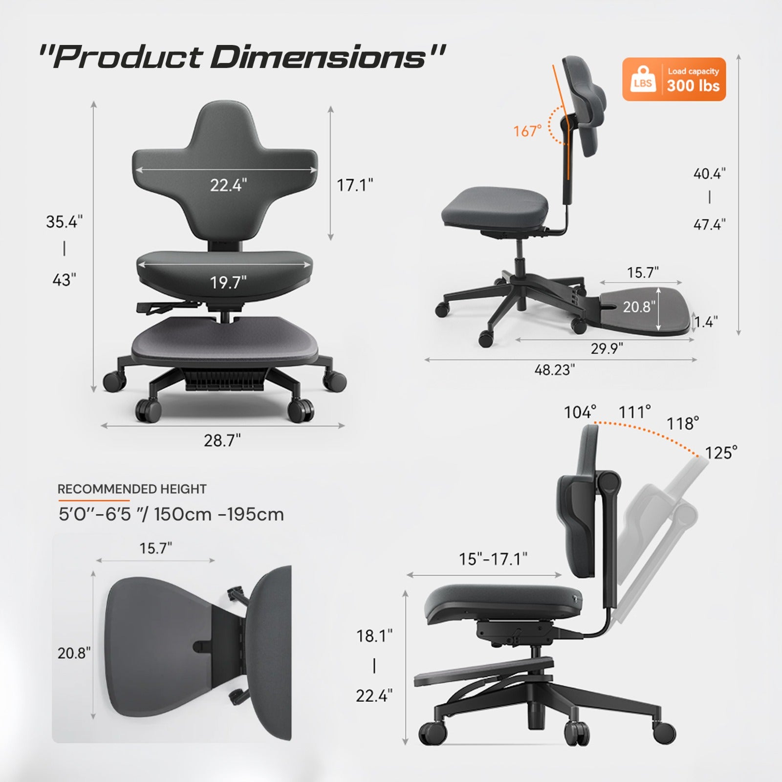 Drogo Stance Ergonomic Standing Mat Chair