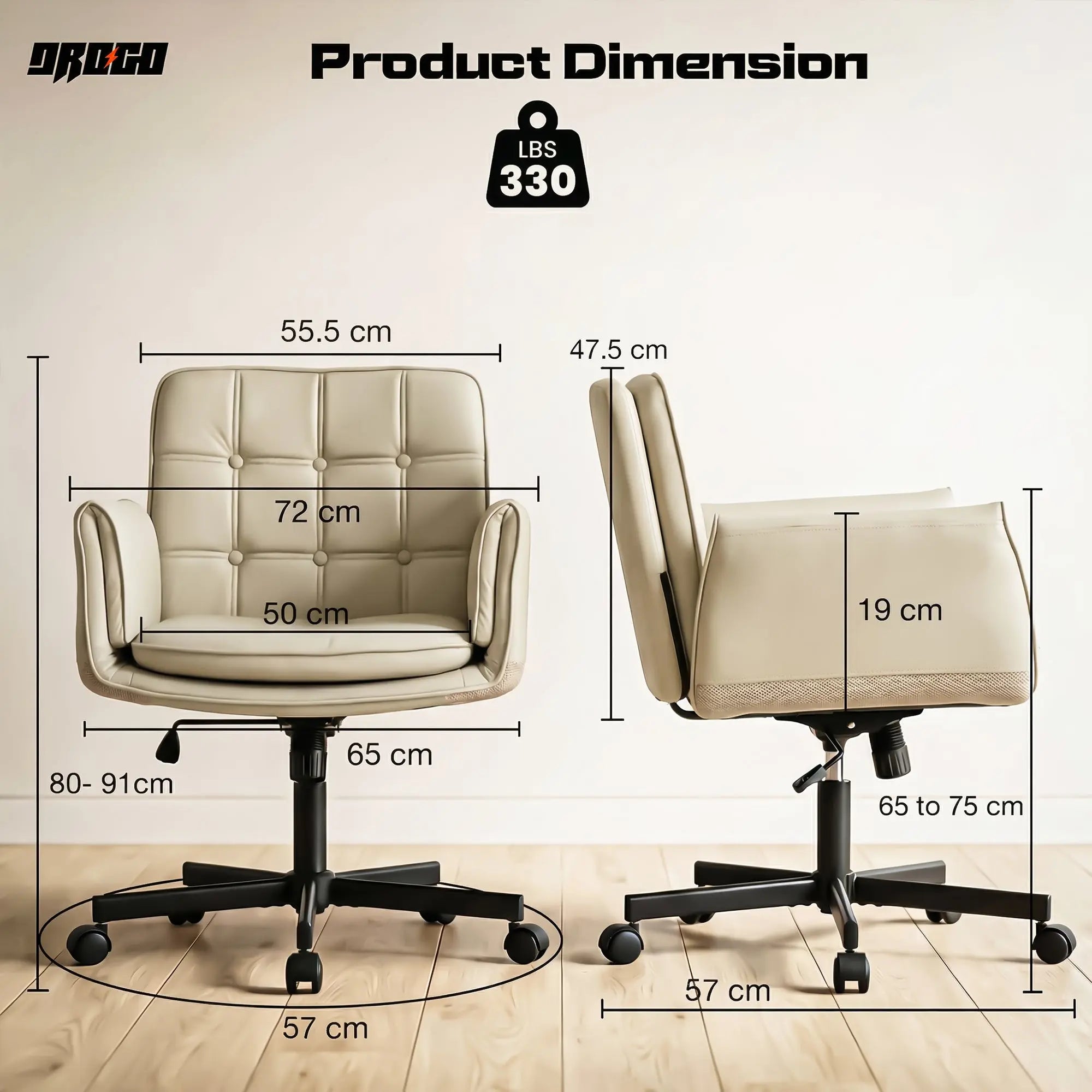 Zen Atora Ergonomic Cross-Legged Chair Drogo India