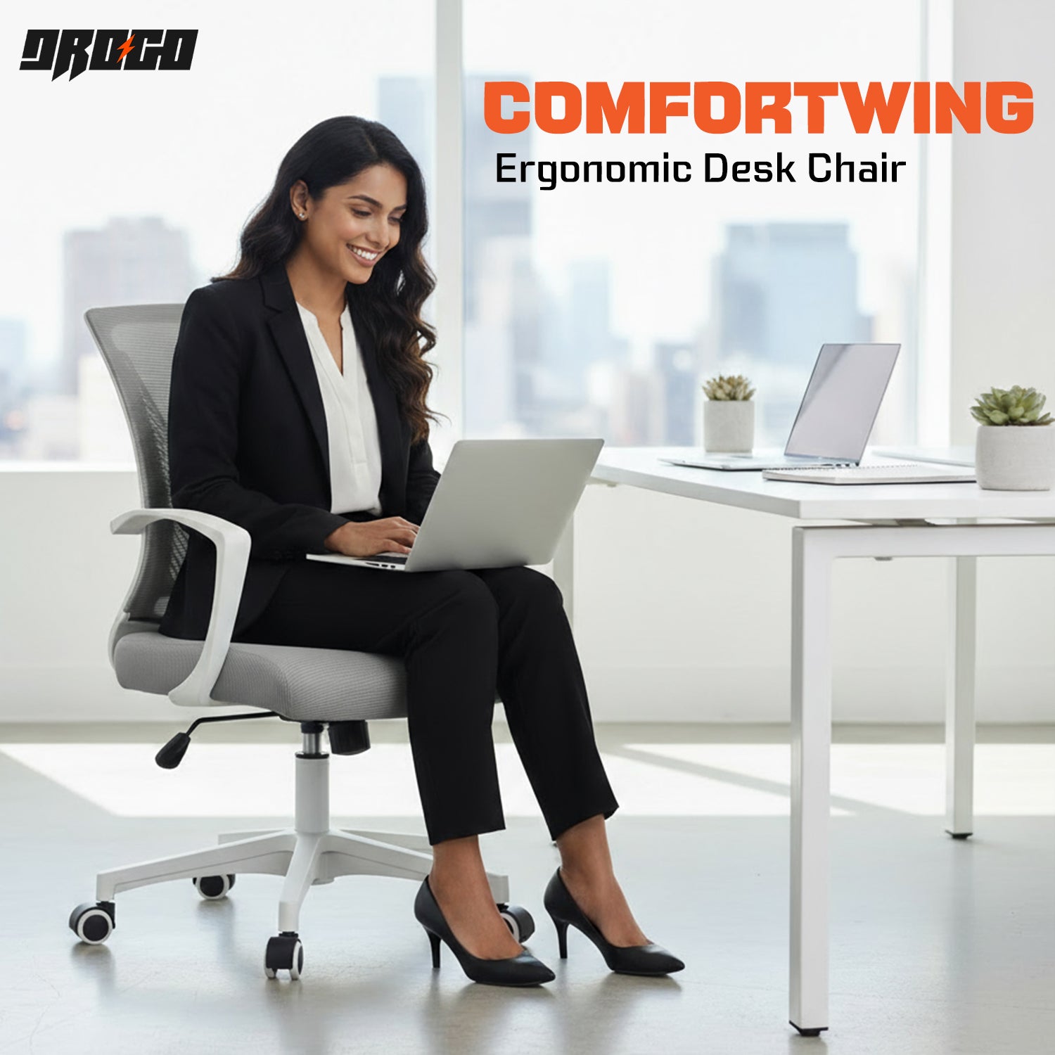 Drogo ComfortWing Ergonomic Office Chair for Work from Home