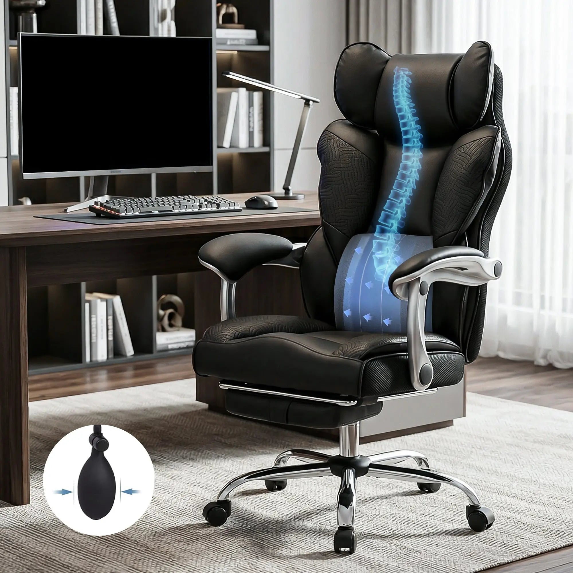 Drogo Emperium Ergonomic Office Chair for Office and Work From Home Drogo India
