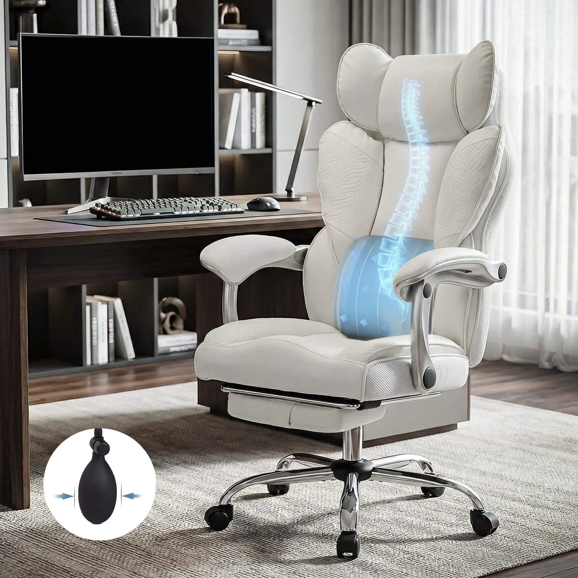 Drogo Emperium Ergonomic Office Chair for Office and Work From Home Drogo India