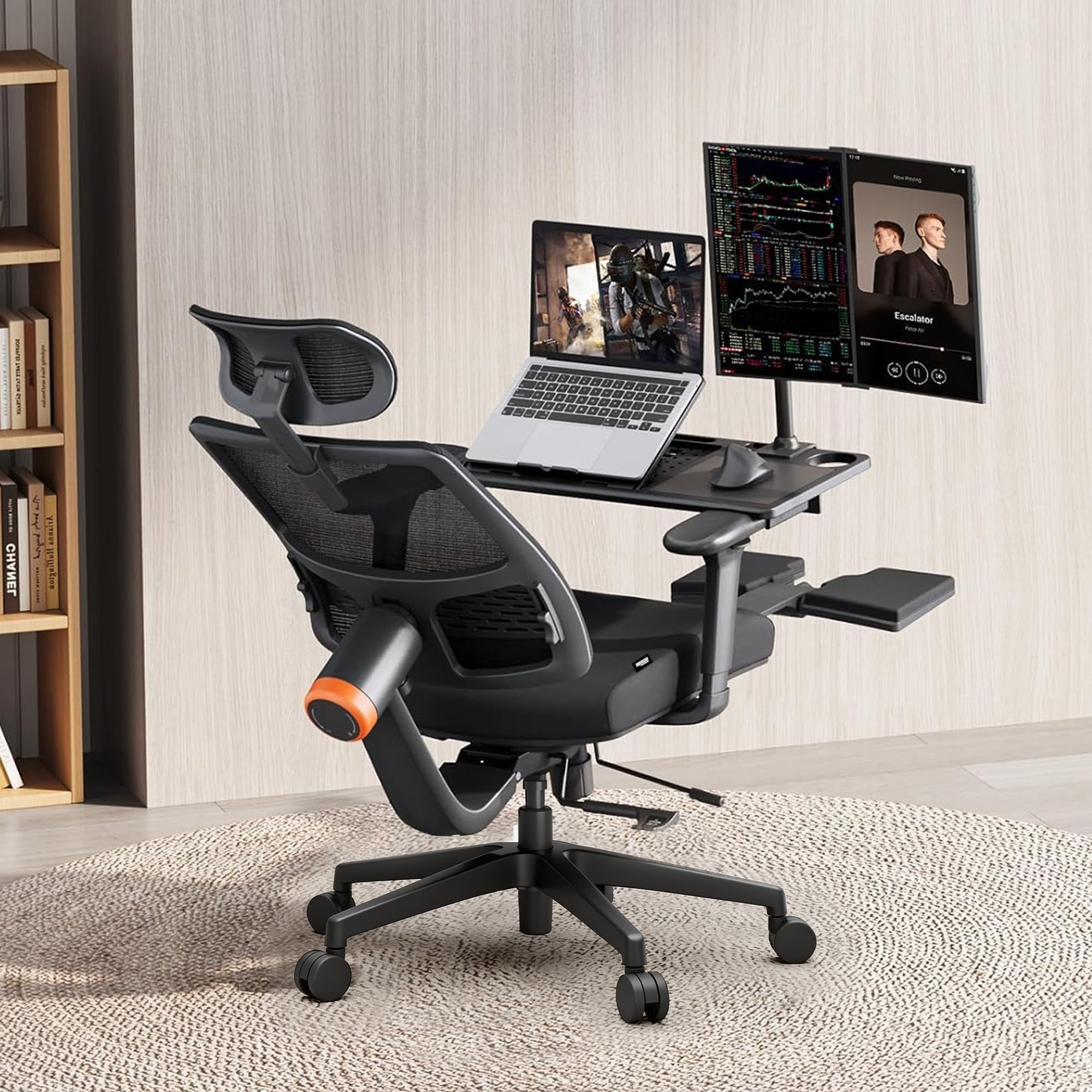 Drogo Bold PosturePro Ergonomic Office Chair with Laptop Tray for Work from Home Drogo