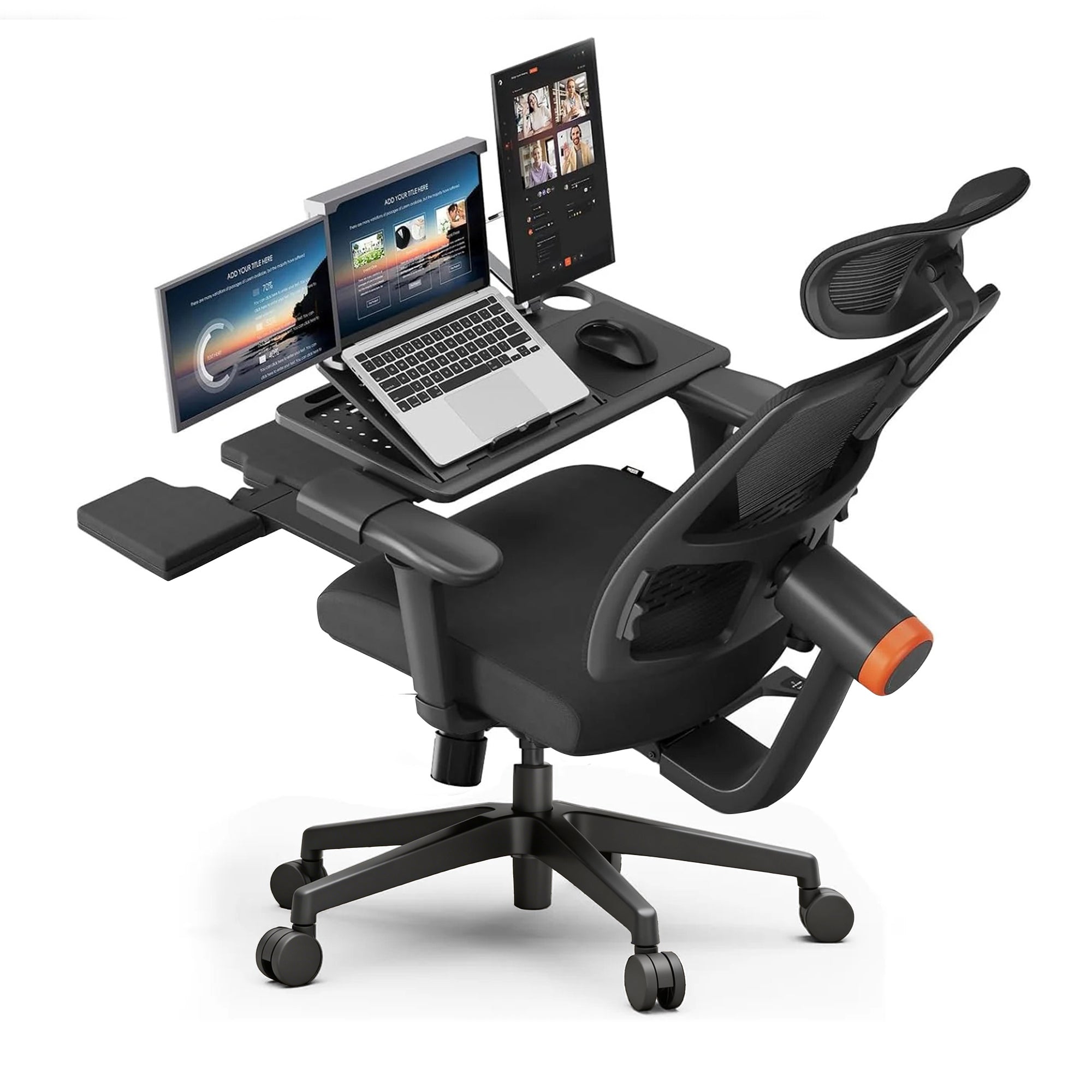 Drogo Bold PosturePro Ergonomic Office Chair with Laptop Tray for Work from Home Drogo