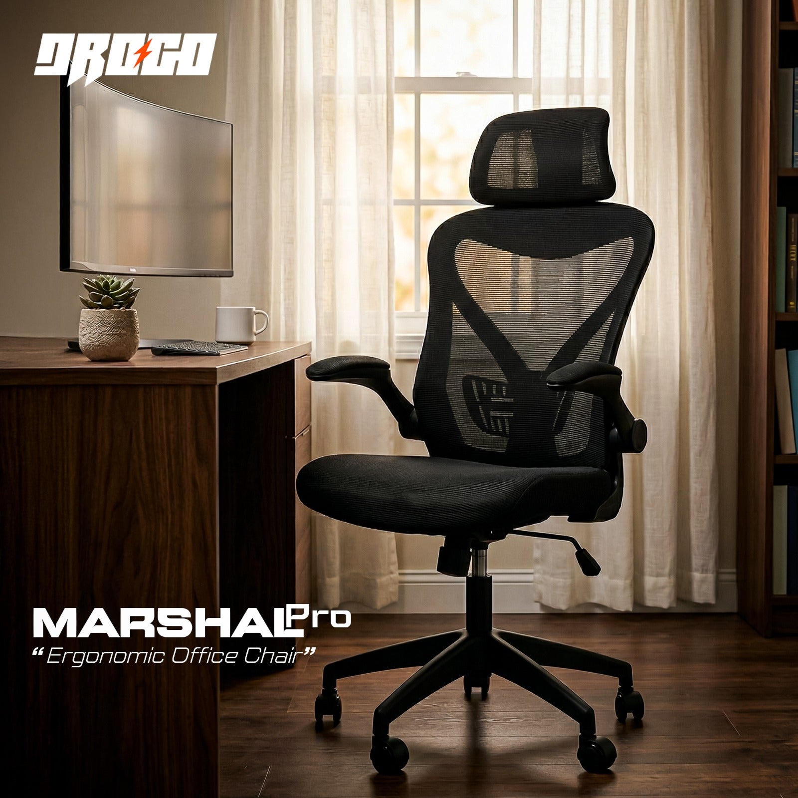 Drogo Marshal Pro Premium Ergonomic Office Chair for Work from Home