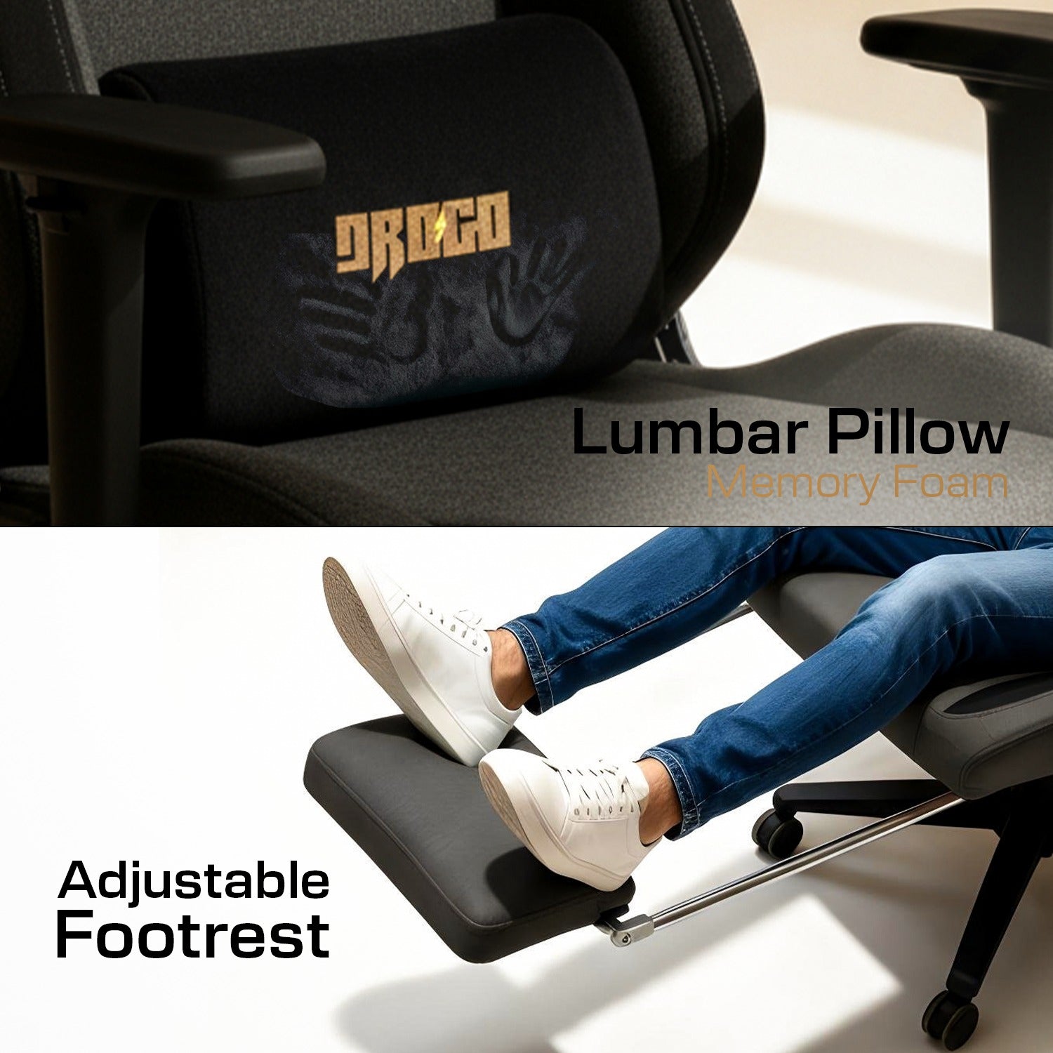 Drogo Titan Ultra Ergonomic Gaming Chair with Soft Weave Mesh Fabric