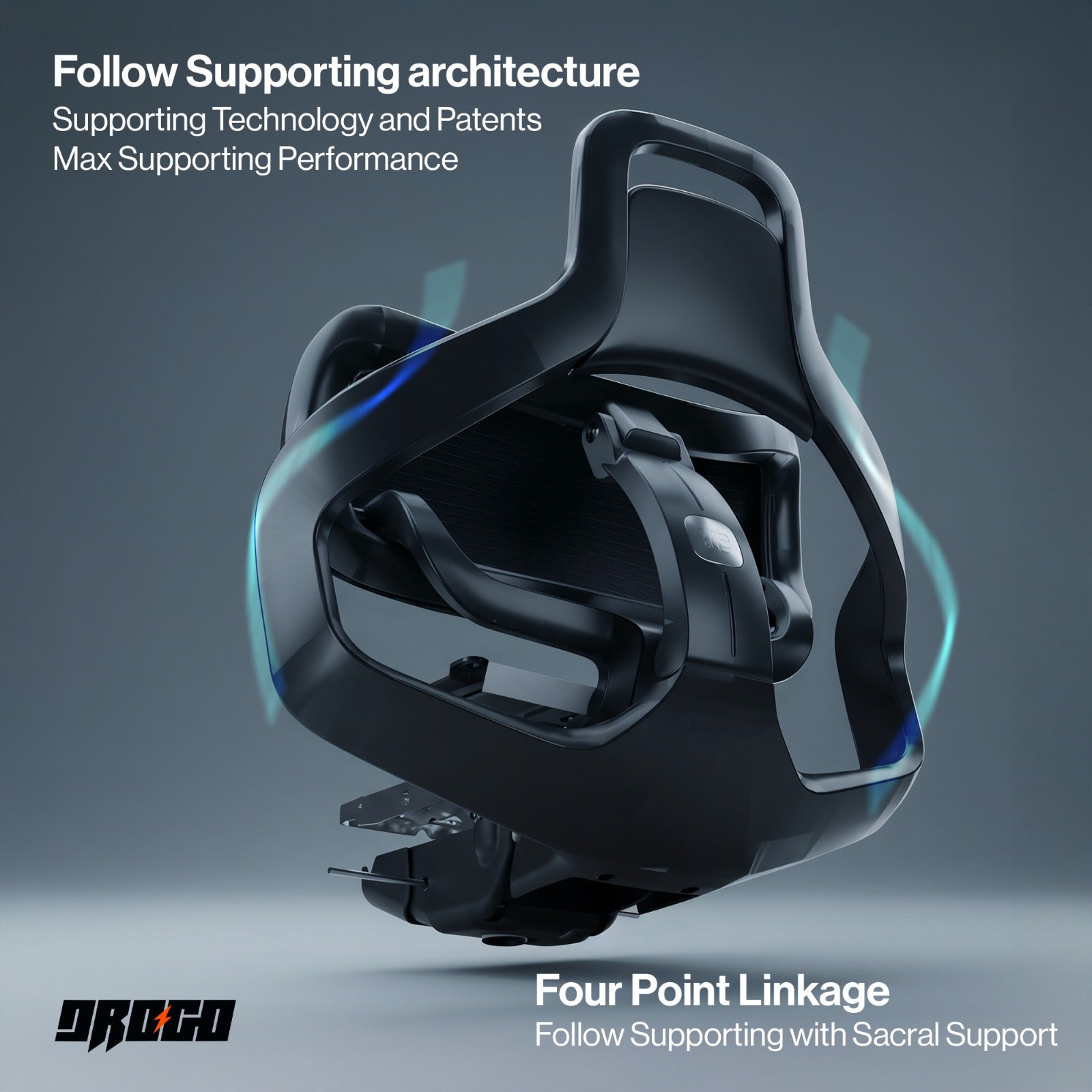 Drogo Flow 360 Ergonomic Office Chair With Patented Flow Technology & Cable Mechanism