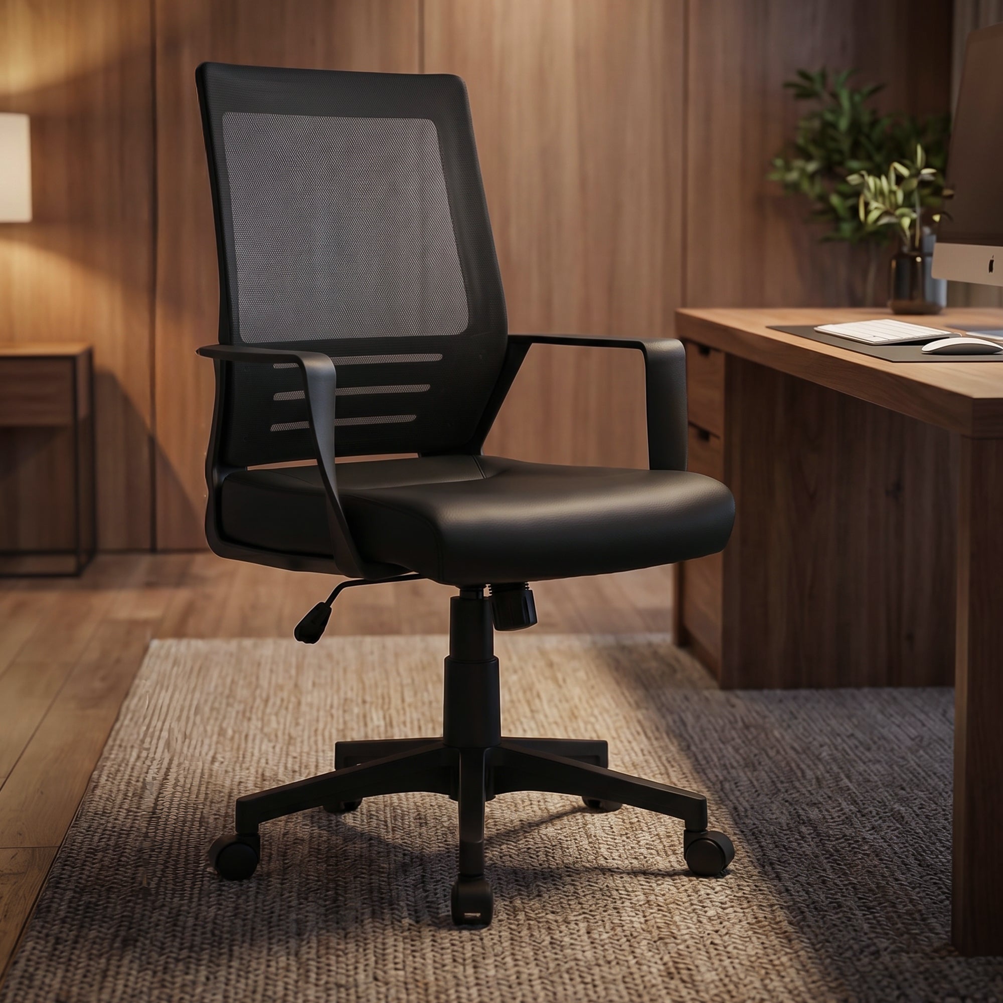 Drogo Lumina Ergonomic Chair Premium Leatherette Office Chair for Work at Home
