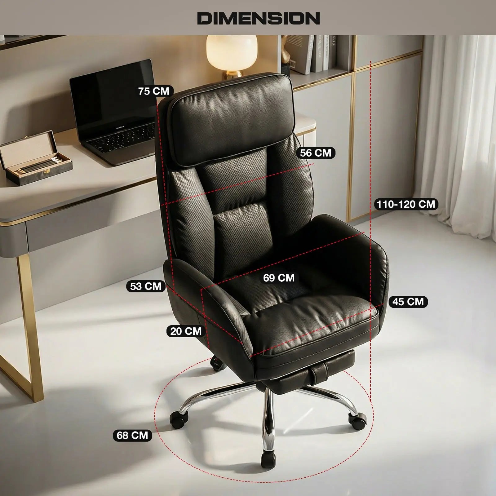 Drogo Emperium Pro Ergonomic Chair for Office and Work From Home Drogo India