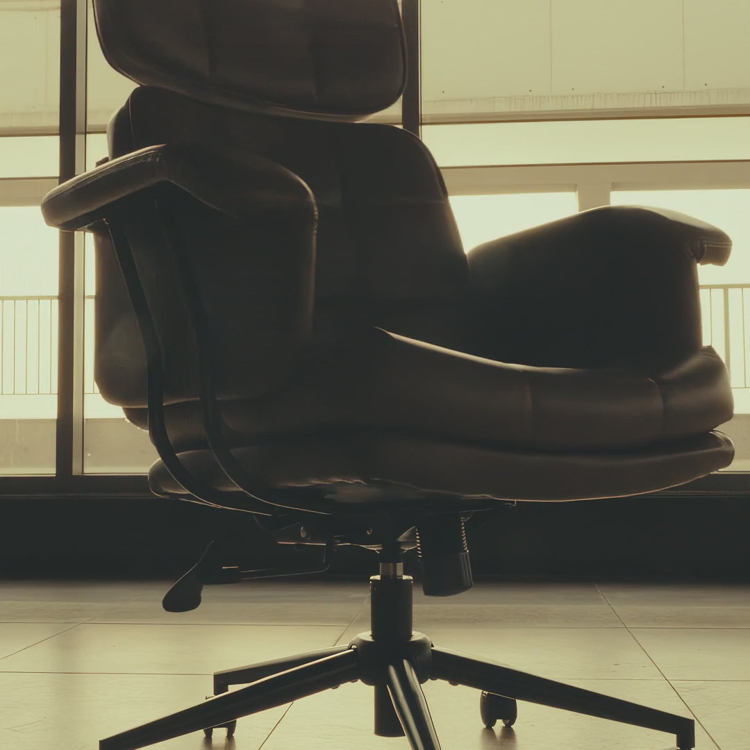 Drogo Camden Ergonomic Executive Office Chair in Vintage Vegan Leather